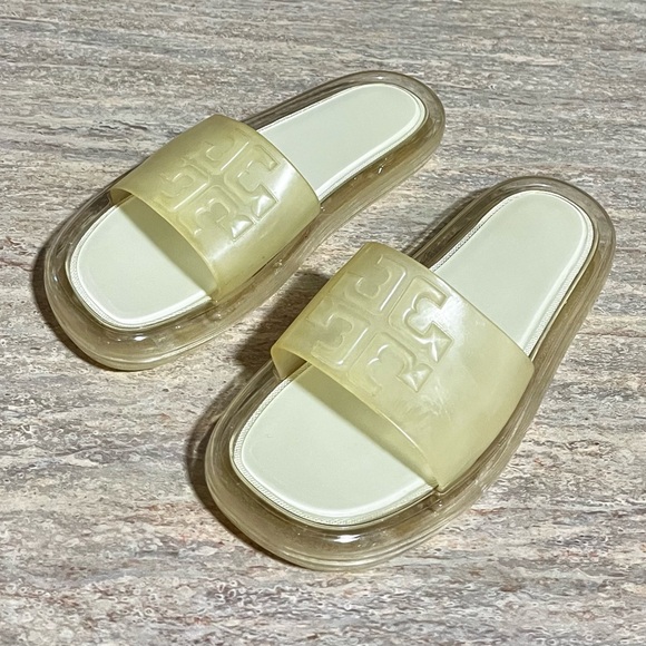 Tory Burch ivory bubble jelly Slides - Picture 9 of 16